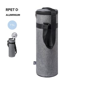 Tukam flessenkoeler 1.5 L - rPET polyester - schouderband