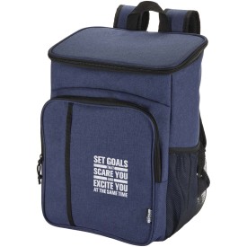 Tundra GRS gerecycleerde picknick-koelrugzak met bestekset 20L-Gemêleerd marineblauw