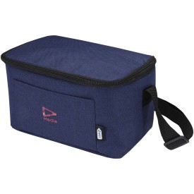 Tundra koeltas voor 6 blikjes van GRS RPET 5L-Heather navy