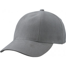 Turned 6 Panel Cap Laminated-Donkergrijs