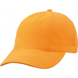 Turned 6 Panel Cap Laminated-Oranje