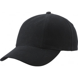Turned 6 Panel Cap Laminated-Zwart