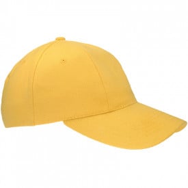 Turned Brushed Cap-Geel, #ebdc1d-1 kleur