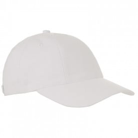 Turned Brushed Cap-Wit, #ffffff-1 kleur