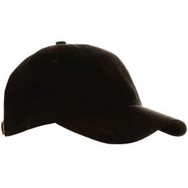 Turned Brushed Cap-Zwart, #000000-1 kleur