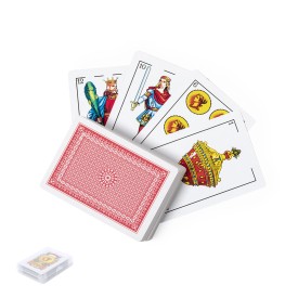 Tute Spaanse speelkaartenset - papier - verpakt in transparant doosje