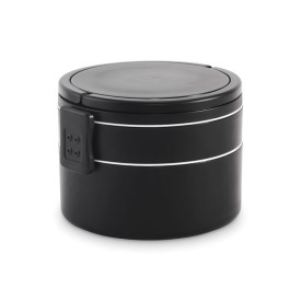 Twee-laagse lunchbox 950ml-Zwart