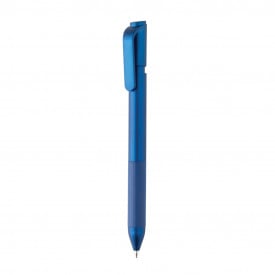 TwistLock balpen - gerecycled kunststof - blauwe inkt