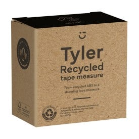 Tyler rolmaat - 3 m - ABS/staal - riemclip - polsriem