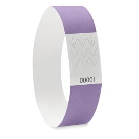 Tyvek polsbandjes - PE - 24.5 cm - vel van 10 stuks