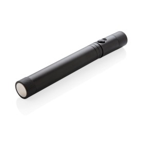 Uitschuifbare zaklamp - aluminium - met magneet - 1 uur levensduur - 10M bereik