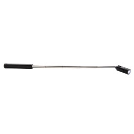Uitschuifbare zaklamp - aluminium - met magneet - 1 uur levensduur - 10M bereik