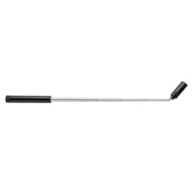 Uitschuifbare zaklamp - aluminium - met magneet - 1 uur levensduur - 10M bereik