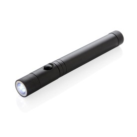 Uitschuifbare zaklamp - aluminium - met magneet - 1 uur levensduur - 10M bereik