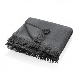 UKIYO Aware™ Keiko effen hammam handdoek 100x180cm-Antraciet