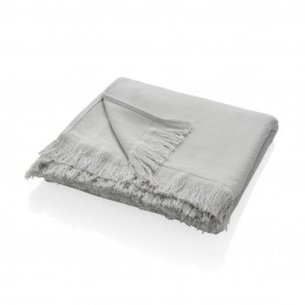 UKIYO Aware™ Keiko effen hammam handdoek 100x180cm-Grijs