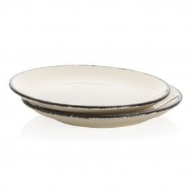 Ukiyo dinerbord - Ø 27 cm - keramiek - 2 stuks