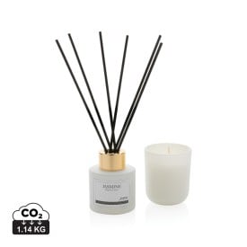 Ukiyo geschenkset - geurstokjes en sojakaars - jasmijngeur