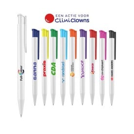 Uma Happy balpen - kunststof - blauwe inkt