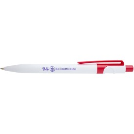 Unica balpen van gerecycled plastic (blauwe inkt)-Rood
