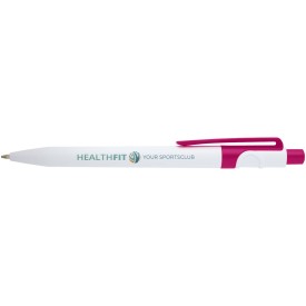 Unica balpen van gerecycled plastic (zwarte inkt)-Magenta