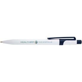 Unica balpen van gerecycled plastic (zwarte inkt)-Navy
