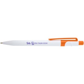Unica balpen van gerecycled plastic (zwarte inkt)-Oranje