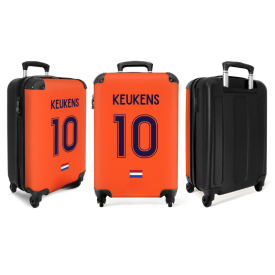 Koffer met logo-Oranje