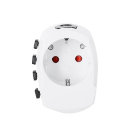 Universele Reis Adapter Skross PRO 3-POLE-Wit