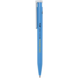 Unix balpen van gerecycled plastic-Aqua