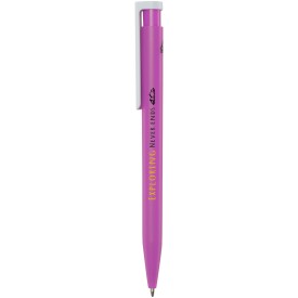 Unix balpen van gerecycled plastic-Magenta