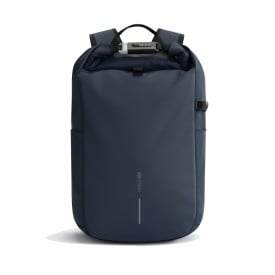 Urban water-resistant anti-diefstal rugzak-Donkerblauw, zwart