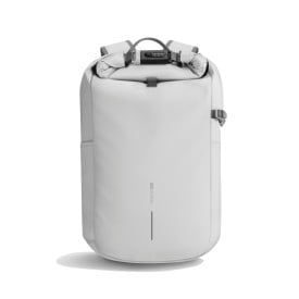Urban water-resistant anti-diefstal rugzak-Gebroken wit, grijs