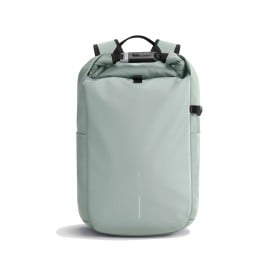 Urban water-resistant anti-diefstal rugzak-Iceberg green, zwart