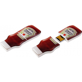 USB-stick eigen vorm 2D (small)-Wit