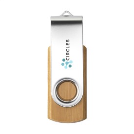 USB Twist Bamboo from stock 8 GB-Bamboe