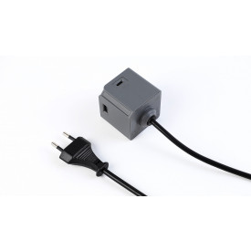 USBCube Extended PD GAN 65-Grijs
