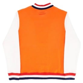 Brickstone Varsity jacket met bedrukking - oranje - katoen en polyester - 320 g/m2