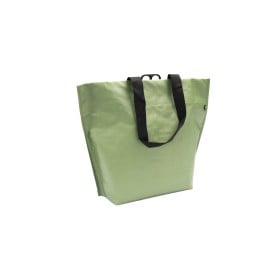 VASAD shopper - gerecycled PP - 30L - 45 x 16.6 x 38.5 cm - fietshaken - klittenbandsluiting-Donkergroen