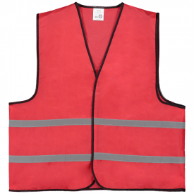 Veiligheidshesje gekleurd-Rood