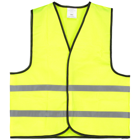 Brickstone veiligheidsvest - polyester - kinderen 6 t/m 12 jaar - klittenbandsluiting
