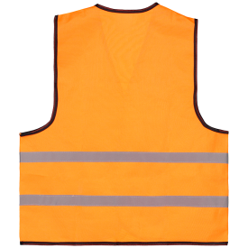 Brickstone veiligheidsvest - polyester - kinderen 6 t/m 12 jaar - klittenbandsluiting
