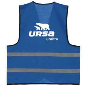 Brickstone veiligheidsvest - polyester - kinderen 6 t/m 12 jaar - klittenbandsluiting - gekleurd