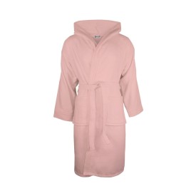 Velour badjas-Salmon pink