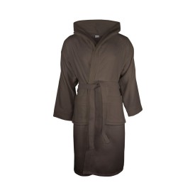 Velour badjas-Taupe