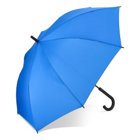 Verdure 190T Pongee 23" Winddichte haakparaplu Auto open-Blauw