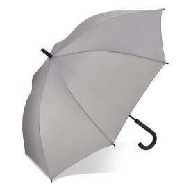 Verdure 190T Pongee 23" Winddichte haakparaplu Auto open-Grijs
