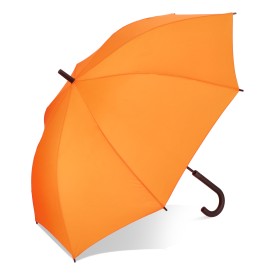 Verdure 190T Pongee 23" Winddichte haakparaplu Auto open-Oranje