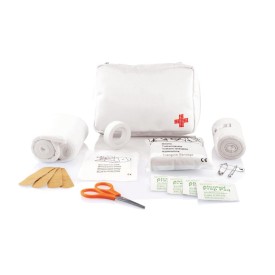 Verzendbare EHBO-set in etui - nylon - 24-delig