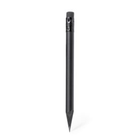 Vexor potlood - hout - mini - met gum - zwart
